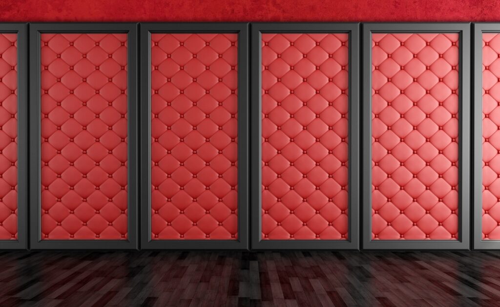 Paneles decorativos tapizados